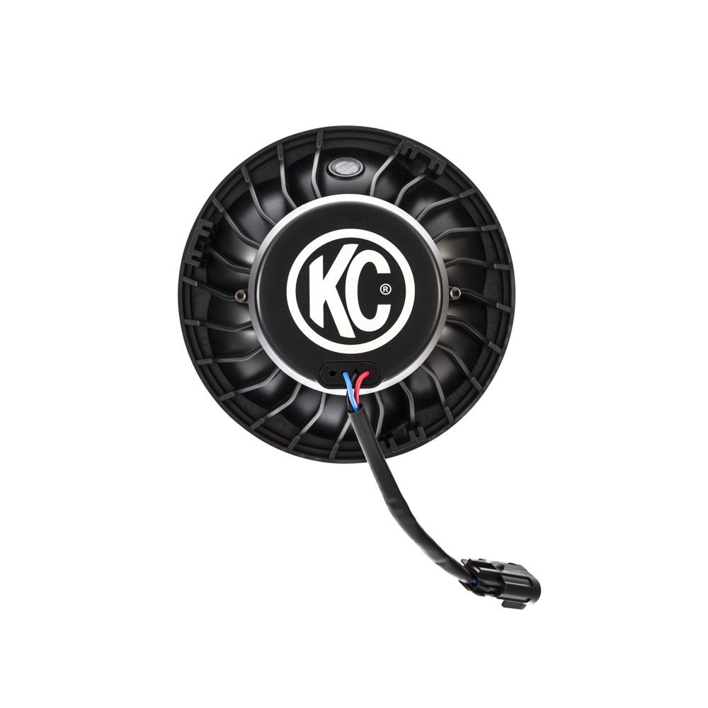 KC HiLites 7" Gravity LED Pro DOT Headlight | Driving Beam | Pair | 18-24 Jeep JL / 20-24 Jeep JT w/ Halogen Headlights