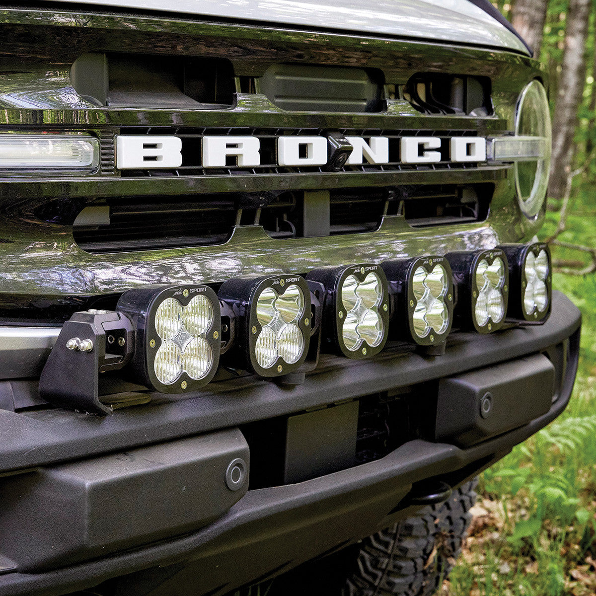 Ford XL Linkable Bumper Light Kit - Ford 2021-2026 Bronco; NOTE: w/ OE Plastic Bumper
