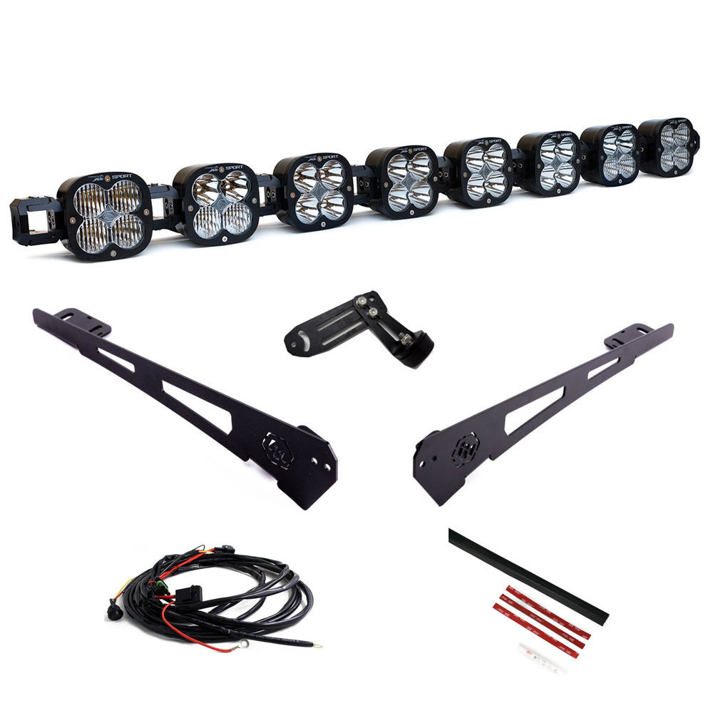 '24 Toyota Tacoma 8XL Linkable Roof Kit Display of Included Parts