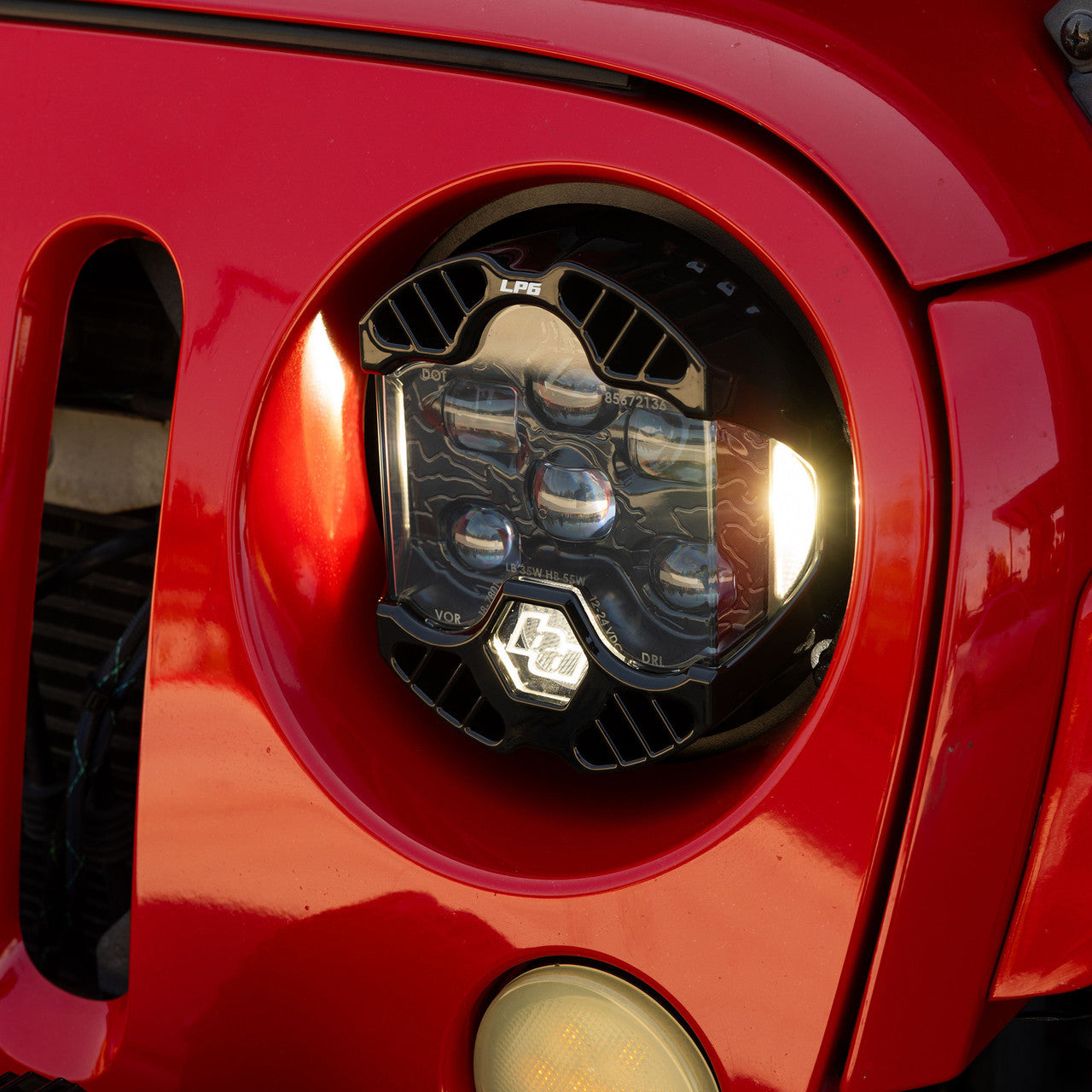 DOT LP6 LED Headlight Kit - Jeep 2007-2018 Wrangler JK; NOTE: w/LED Headlights