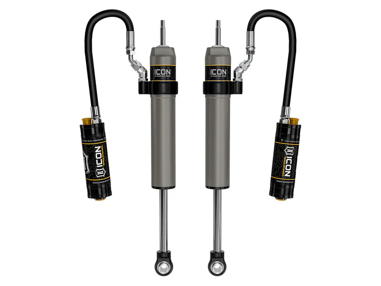 ICON 2025 Toyota 4Runner, 0-3” Lift, Rear, V.S. 2.5 Aluminum Series Shock Absorbers, Remote Reservoir w/ CDCV, Pair