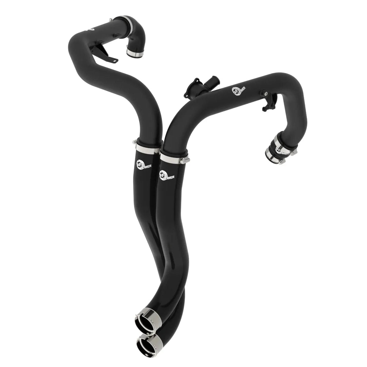 '24+ Ranger Raptor BladeRunner Aluminum Charge Pipe Kits Front View