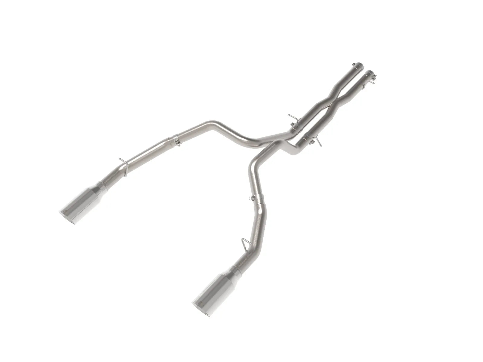 2025+ Ram RHO Vulcan Series 3 IN to 3-1/2 IN 304 Stainless Steel Cat-Back Exhaust System Front View