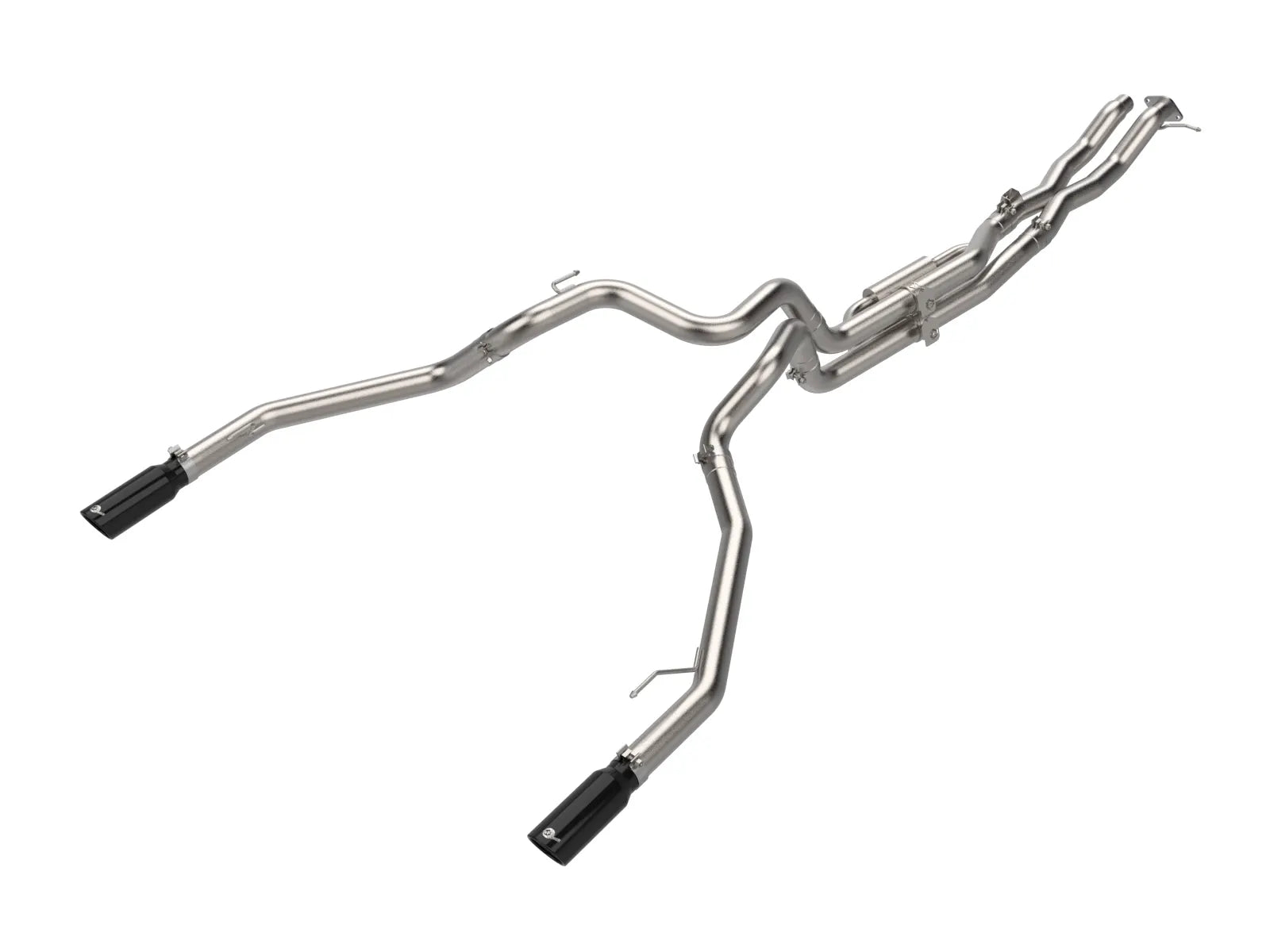 Vulcan Series 3 IN 304 Stainless Steel Cat-Back Exhaust System w/ Polished Tip Front View