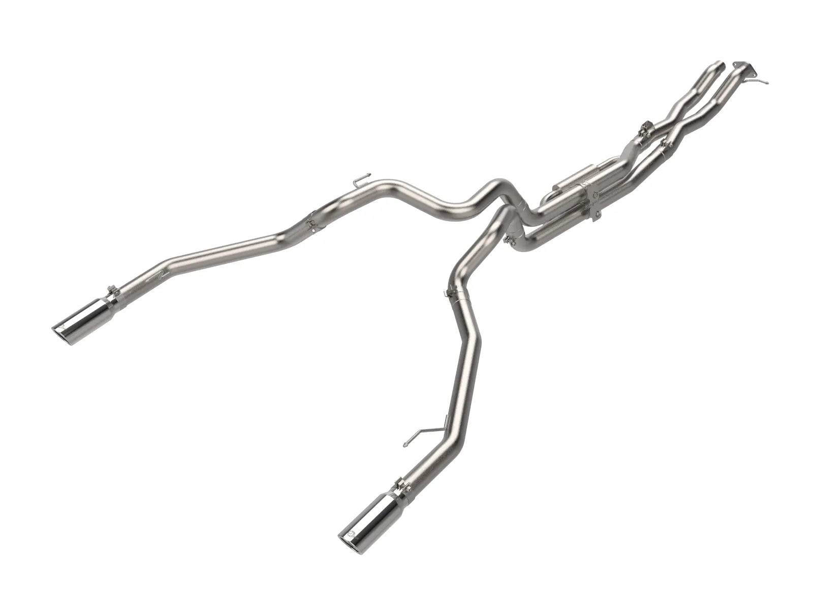 Vulcan Series 3 IN 304 Stainless Steel Cat-Back Exhaust System w/ Polished Tip Front View