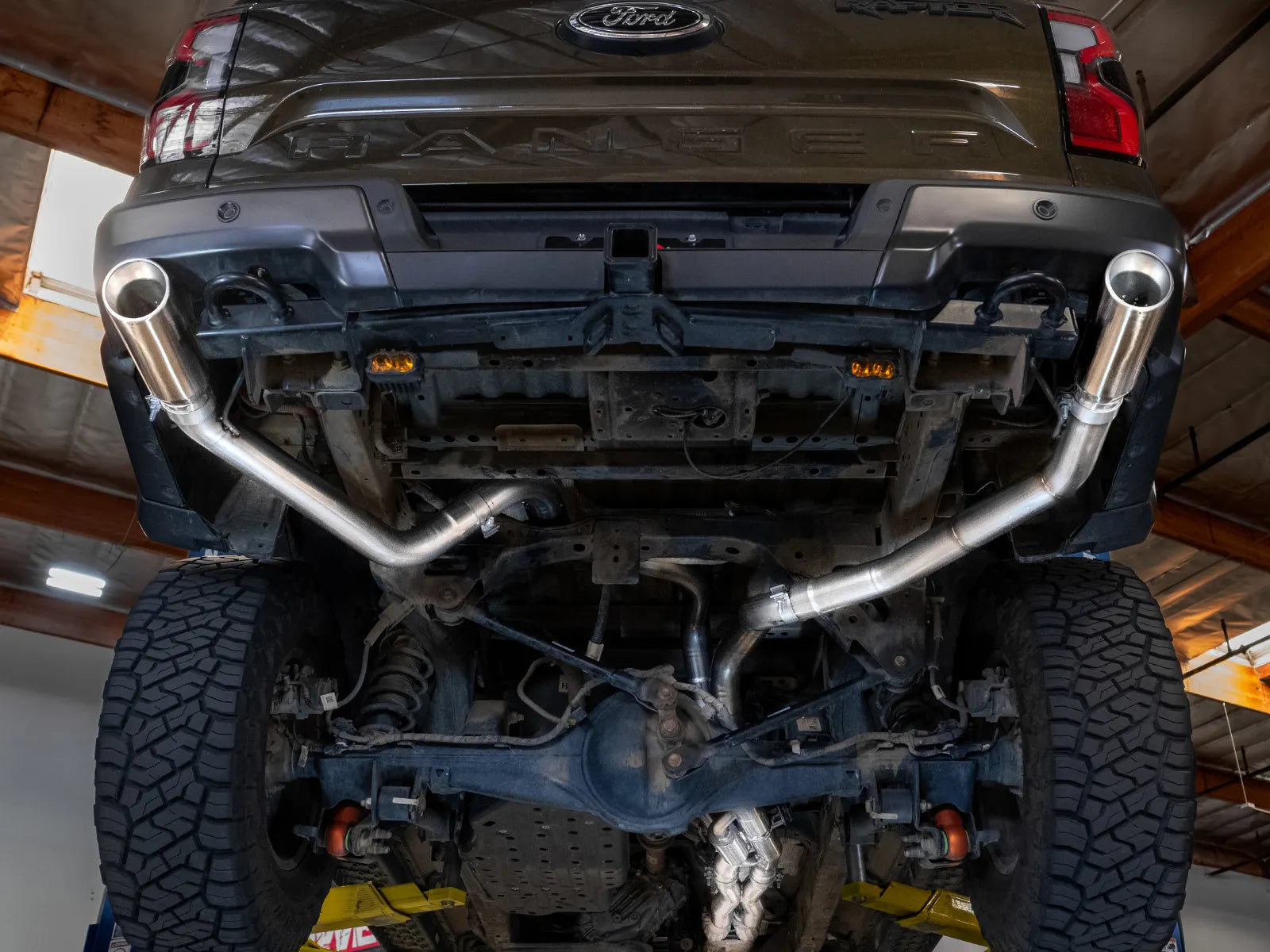Vulcan Series 3 IN 304 Stainless Steel Cat-Back Exhaust System w/ Polished Tip Front View