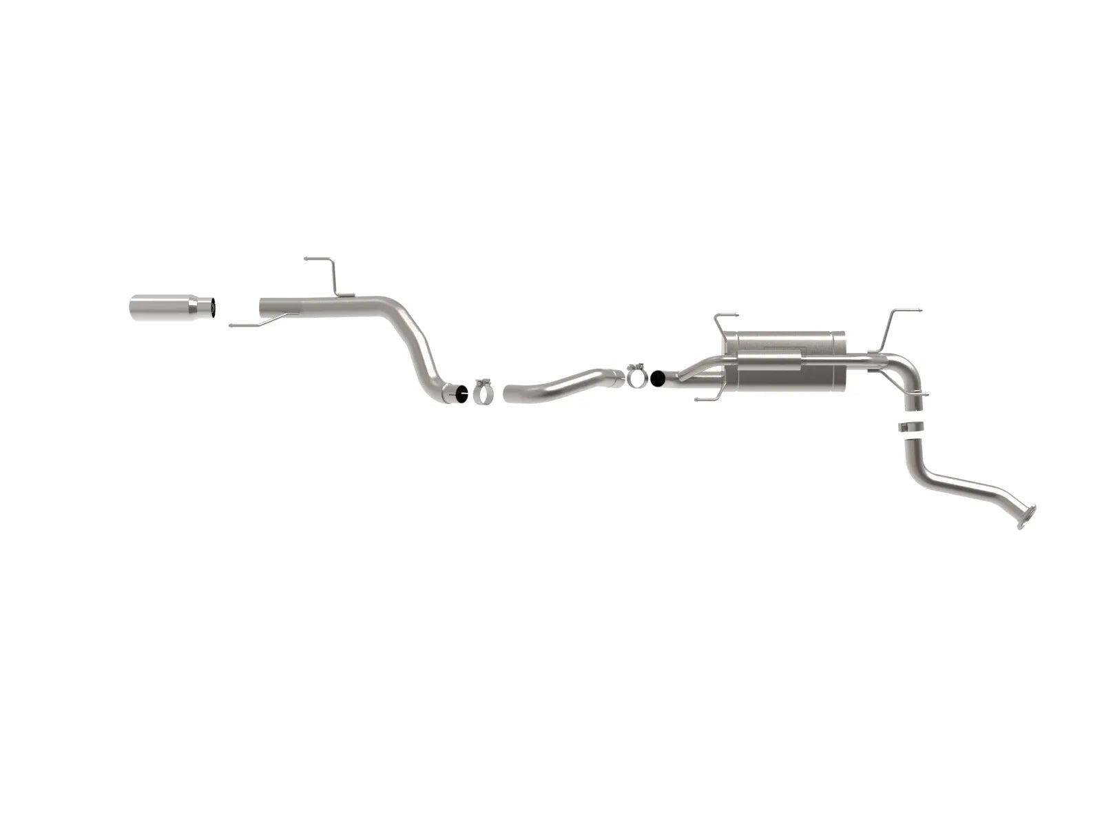 Vulcan Series 2-1/2 IN to 3 IN 304 Stainless Steel Cat-Back Exhaust System For Toyota 4Runner