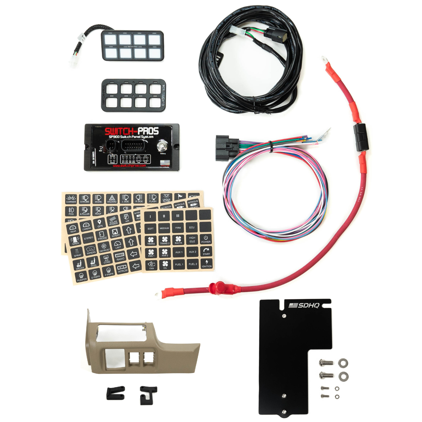 2010-2024 Toyota 4Runner SDHQ Built Complete Switch Pros Mounting Kit