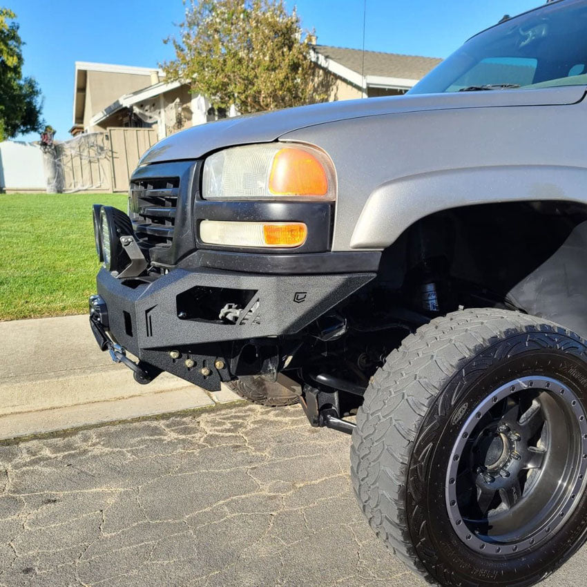 2003-2006 GMC SIERRA 2500/3500 OCTANE FRONT WINCH BUMPER Front View