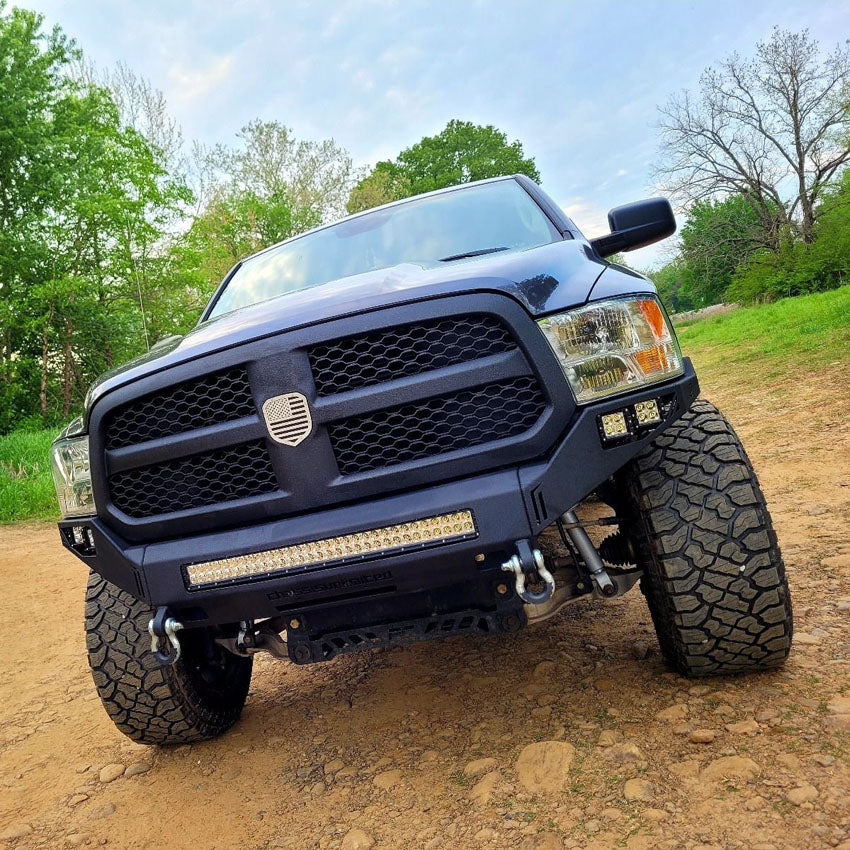 2013-2018 RAM 1500 OCTANE SERIES FRONT BUMPER Front View