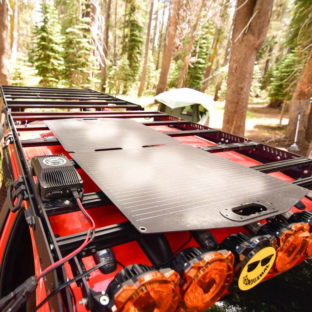 KC HiLites KC 150W Portable Foldable Solar Panel Front View