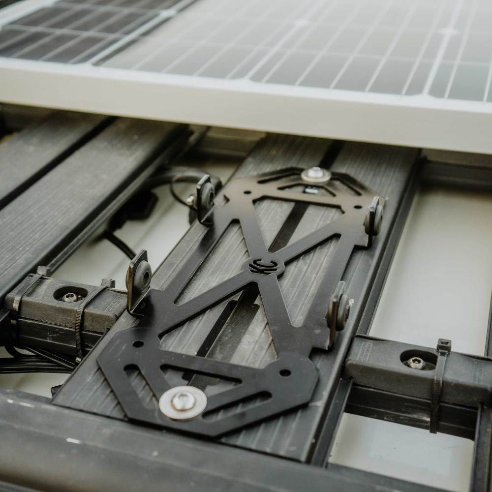 KC HiLites Universal Solar Hub Bracket Front View