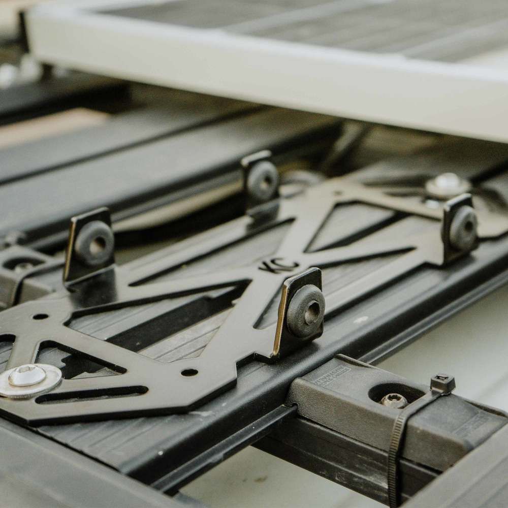 KC HiLites Universal Solar Hub Bracket Front View