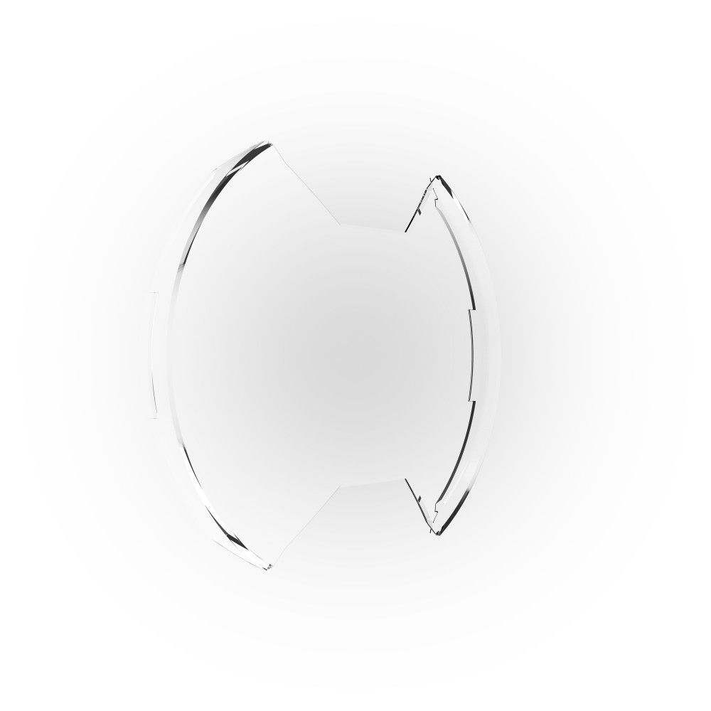 KC HiLites SlimLite 8" LED - Light Shield - Clear