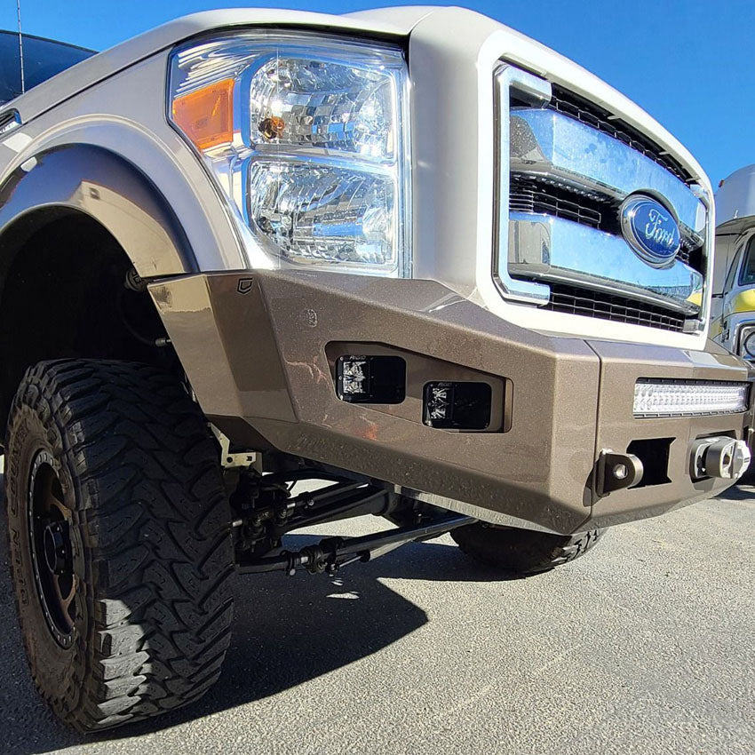 2011-2016 FORD SUPERDUTY F250/F350 ATTITUDE FRONT BUMPER Front View