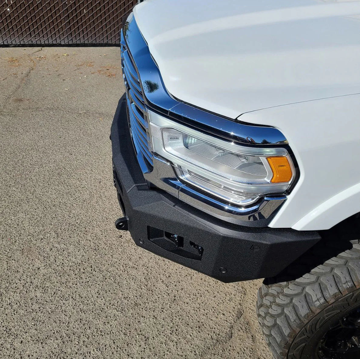 2019-2025 RAM 2500/3500 ATTITUDE SERIES FRONT WINCH BUMPER Front View