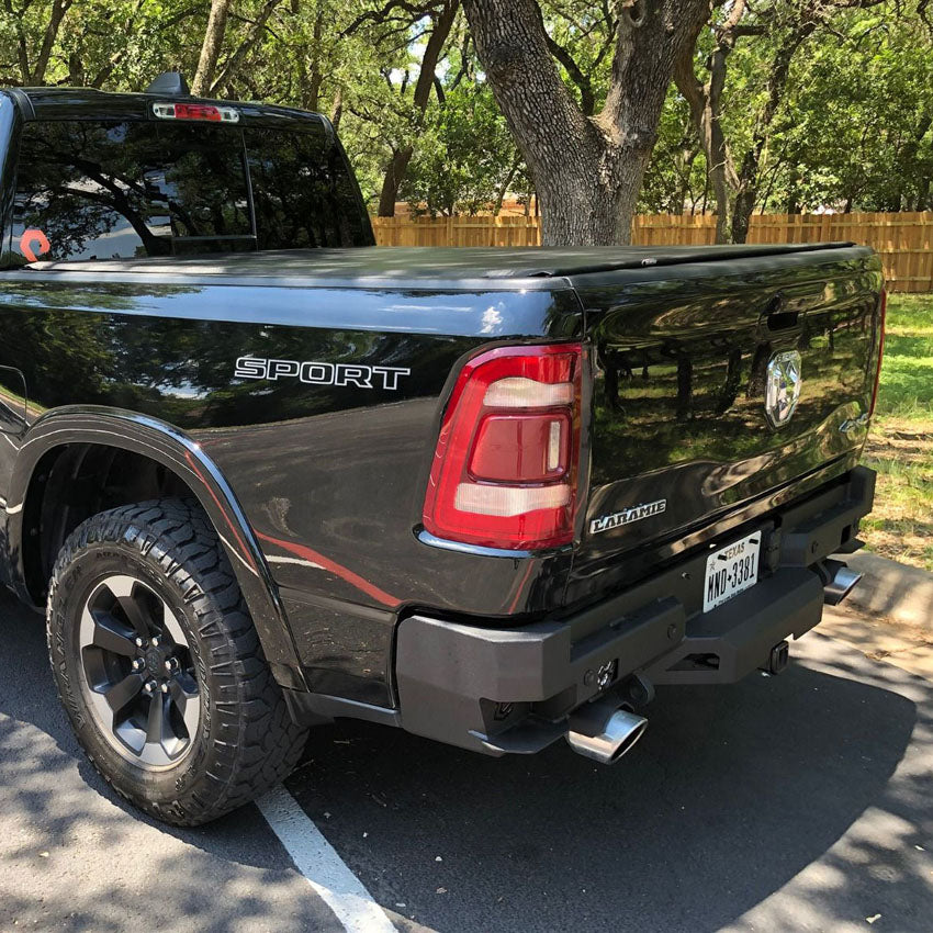 2019-2022 RAM 1500 OCTANE REAR BUMPER Front View