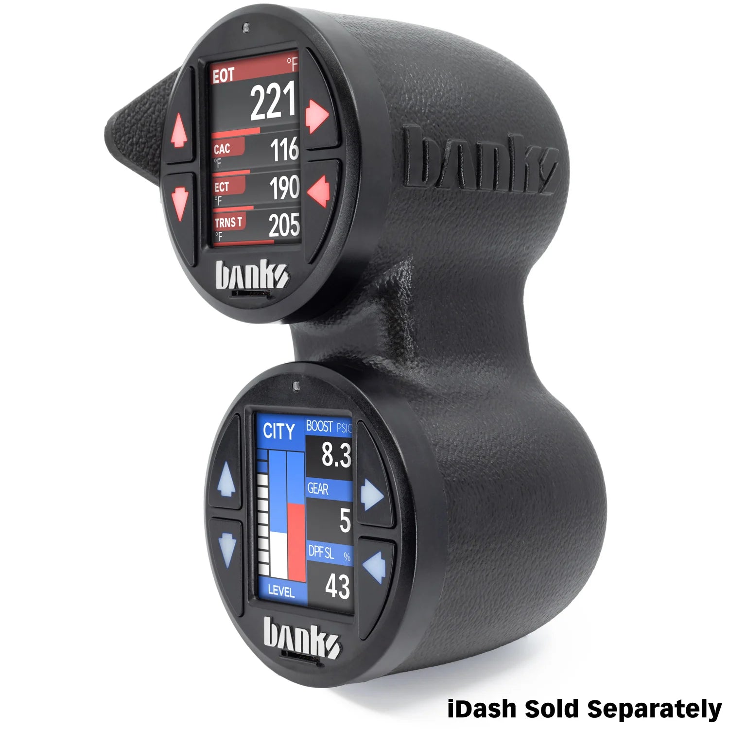 iDash Stealth Pod Mounts For 19'-23' GM Trucks Front View