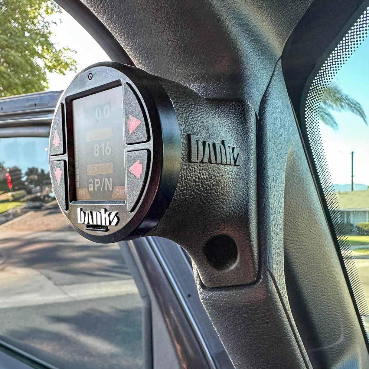 2018-2023 Jeep JL and 2020-2023 Gladiator Upper iDash Stealth Pod Mount Front View