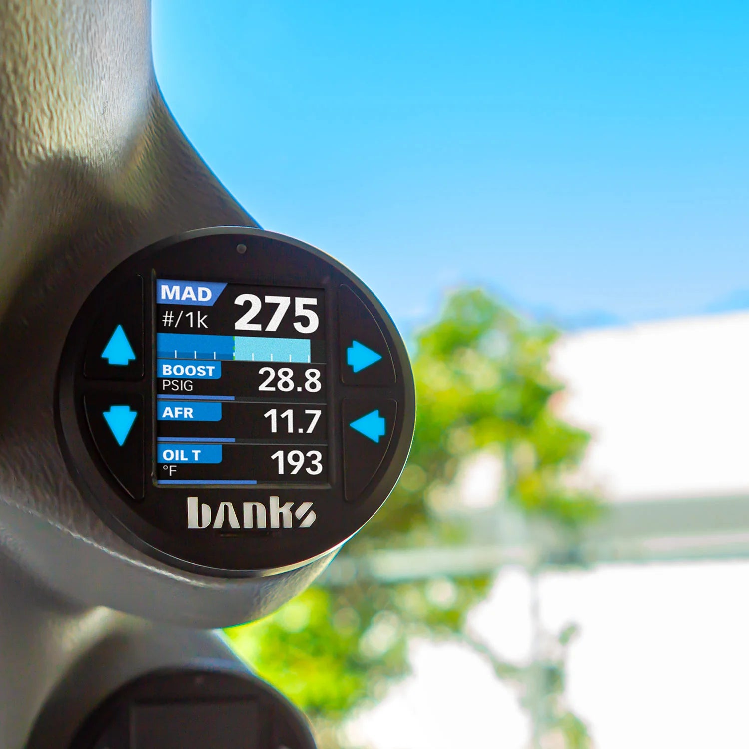 2017-2019 Chevy/GMC 2500/3500 HD 6.6L Duramax, L5P Derringer Tuner Front View