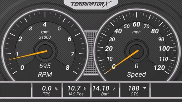 Holley EFI 5-inch Digital Dash Gauge Display