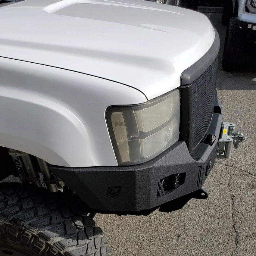 2007-2010 GMC 2500HD/3500HD FRONT OCTANE WINCH BUMPER Front View