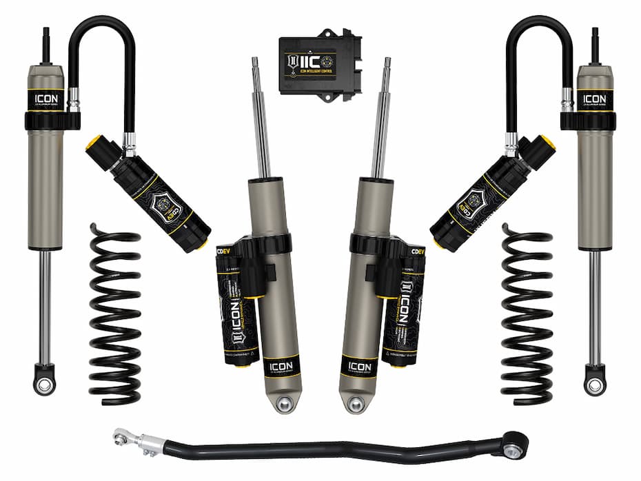 ICON 2014-2026 Ram 2500 4WD, Diesel, Coil Spring Rear, 2.5" Lift, Stage 5 Suspension System