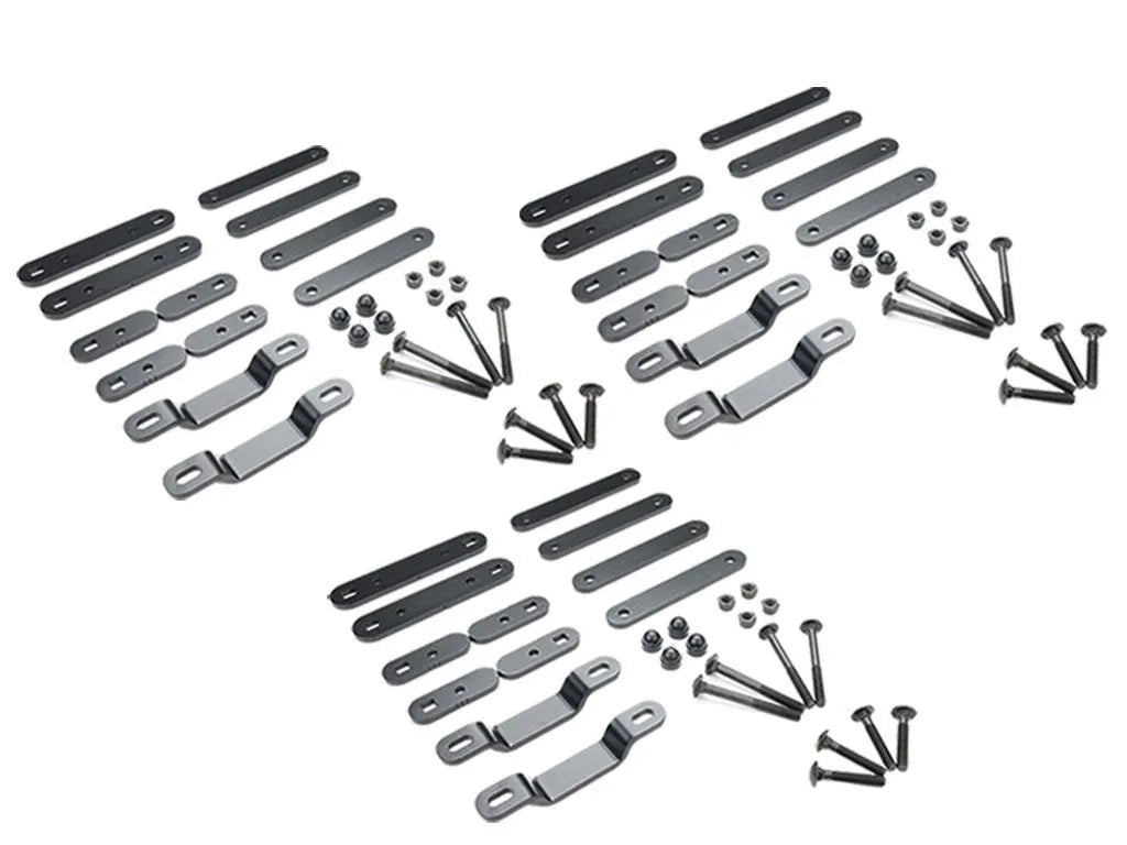 Front Runner Hard Shell Tent Mount Brackets / 6 Piece Front View