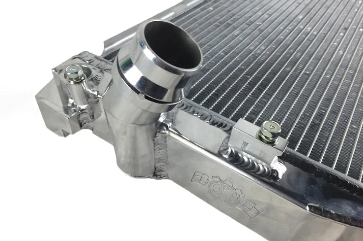 BMW E82 1M / 08-11 E8X 135i / 07-11 E9X 335i / E89 Z4 (AT) All-Aluminum Radiator Front View