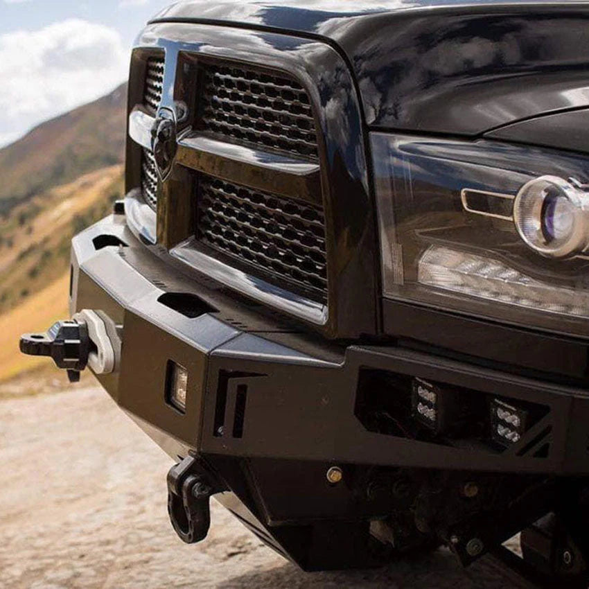 2010-2018 RAM 2500/3500 OCTANE SERIES FRONT WINCH BUMPER Front View
