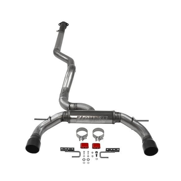 2021-2023 Ford Bronco 2.3/2.7L FLOWMASTER FLOWFX CAT-BACK EXHAUST SYSTEM Display of Included Parts
