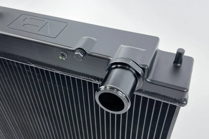 R33 Skyline GT-R/GTS Full Billet Aluminum High-Performance Radiator Front View