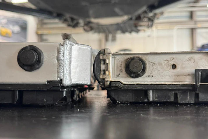 Porsche 992 911 High-Performance All-Aluminum Radiator (Right) Front View