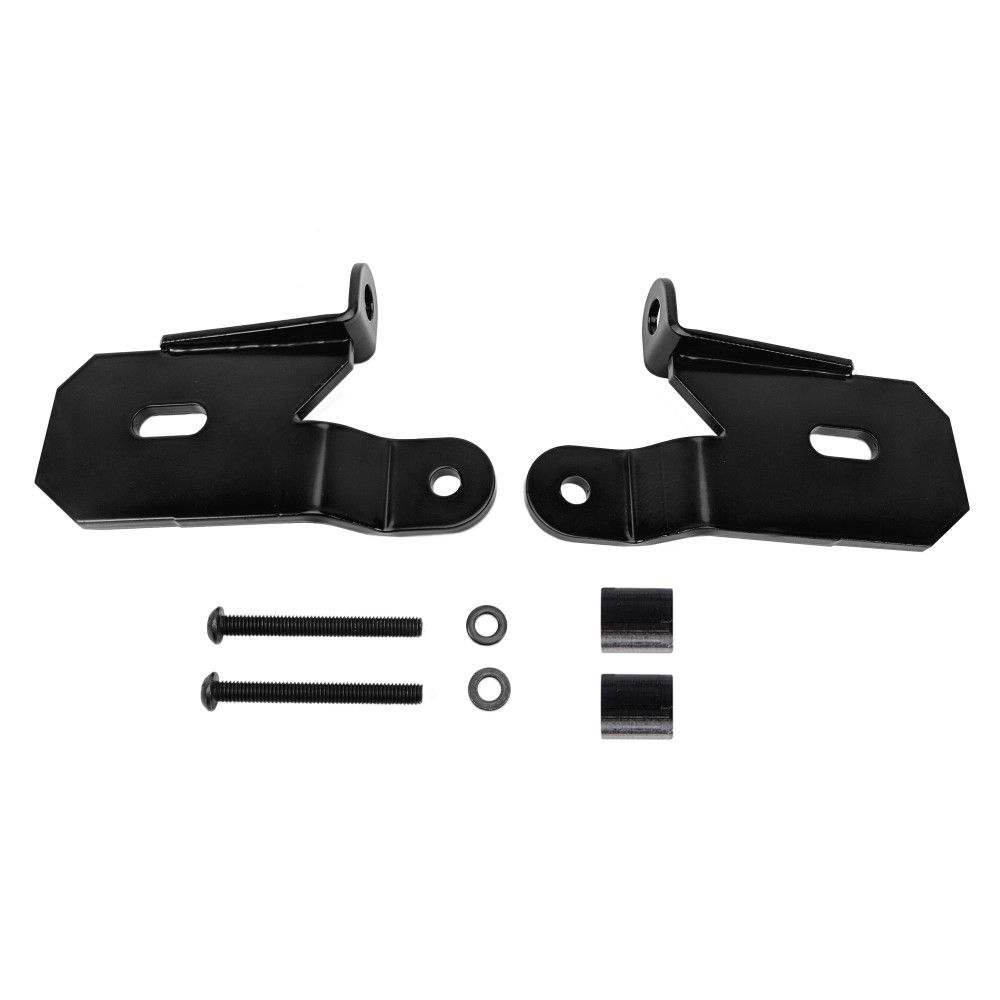 KC HiLites Bracket Set A-Pillar Mounts for 18-24 Jeep JL/JT/4xe Front View