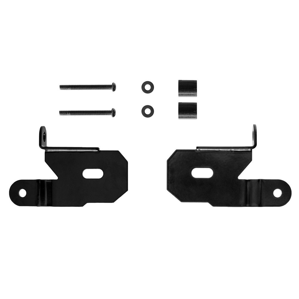 KC HiLites Bracket Set A-Pillar Mounts for 18-24 Jeep JL/JT/4xe Front View