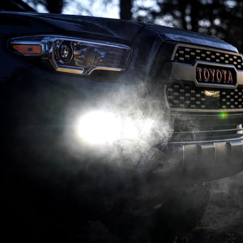 KC HiLites Bracket Set - Fog Pocket Kit for FLEX ERA 3 | Brackets and Bezels - For Toyota Vehicles (pr)