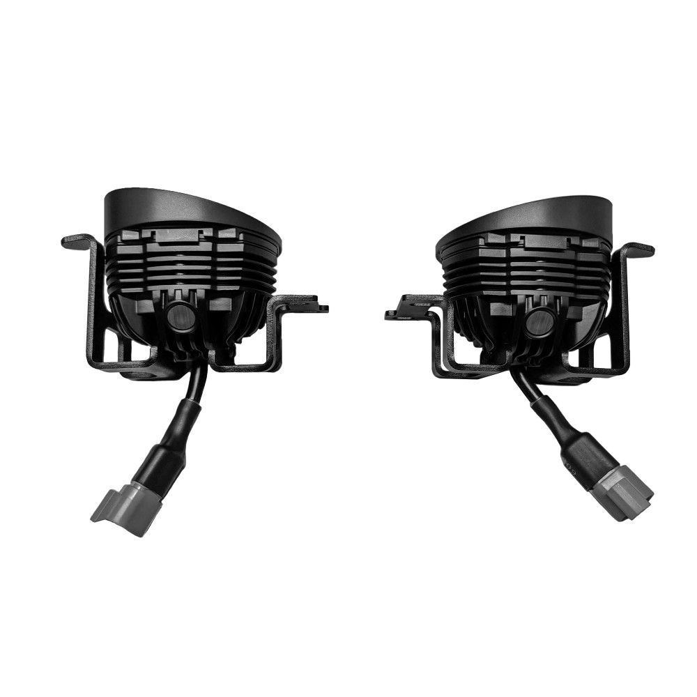 KC HiLites Bracket Set - Fog Pocket Kit for FLEX ERA 3 | Brackets and Bezels - For Toyota Vehicles (pr)