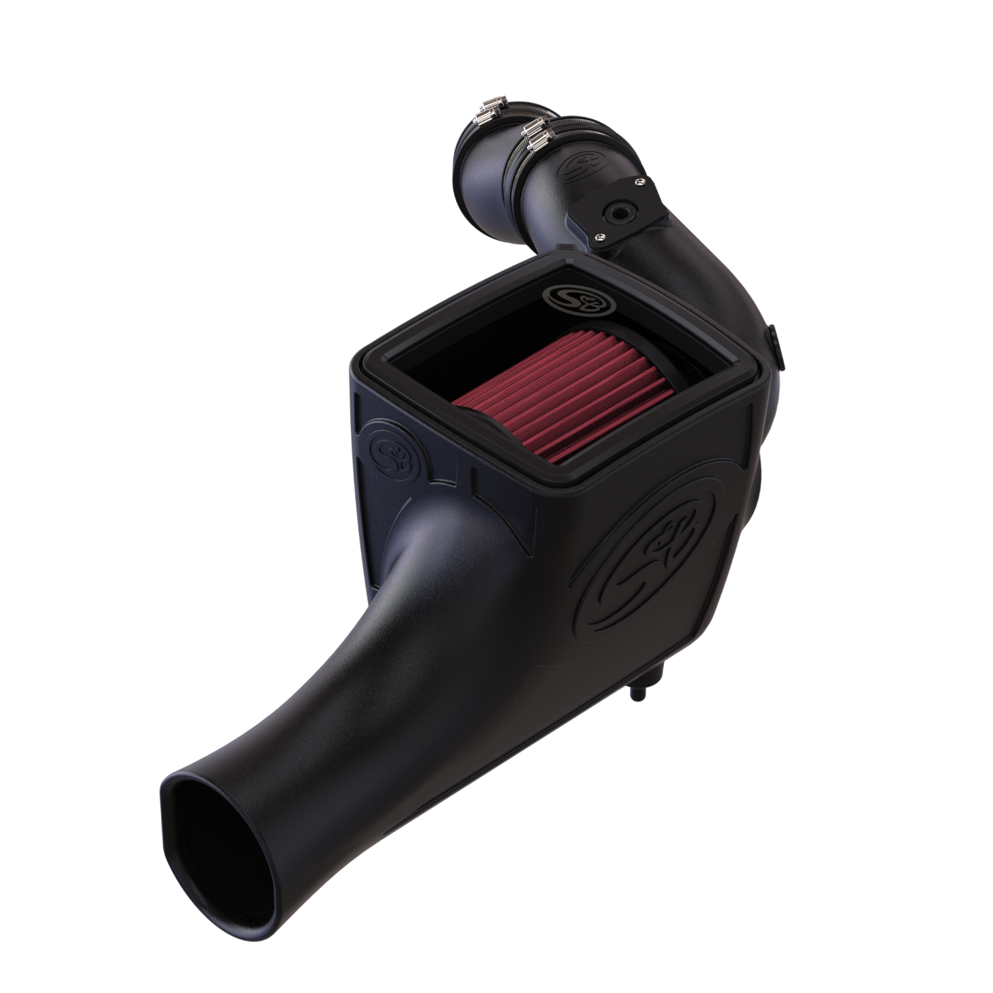 S&B Cold Air Intake for 2003-2007 Ford Powerstroke 6.0L Front View