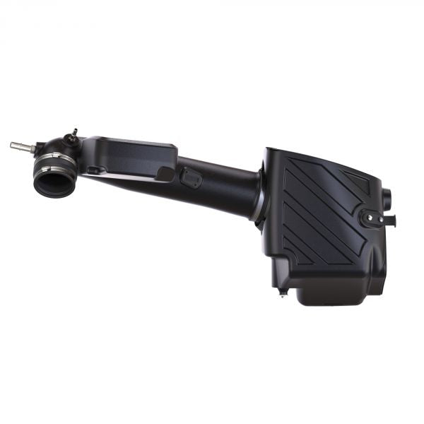 Cold Air Intake for '20-22 Ford F250/F350 7.3L Gas w/ Cotton Cleanable Filter S&B (side view)