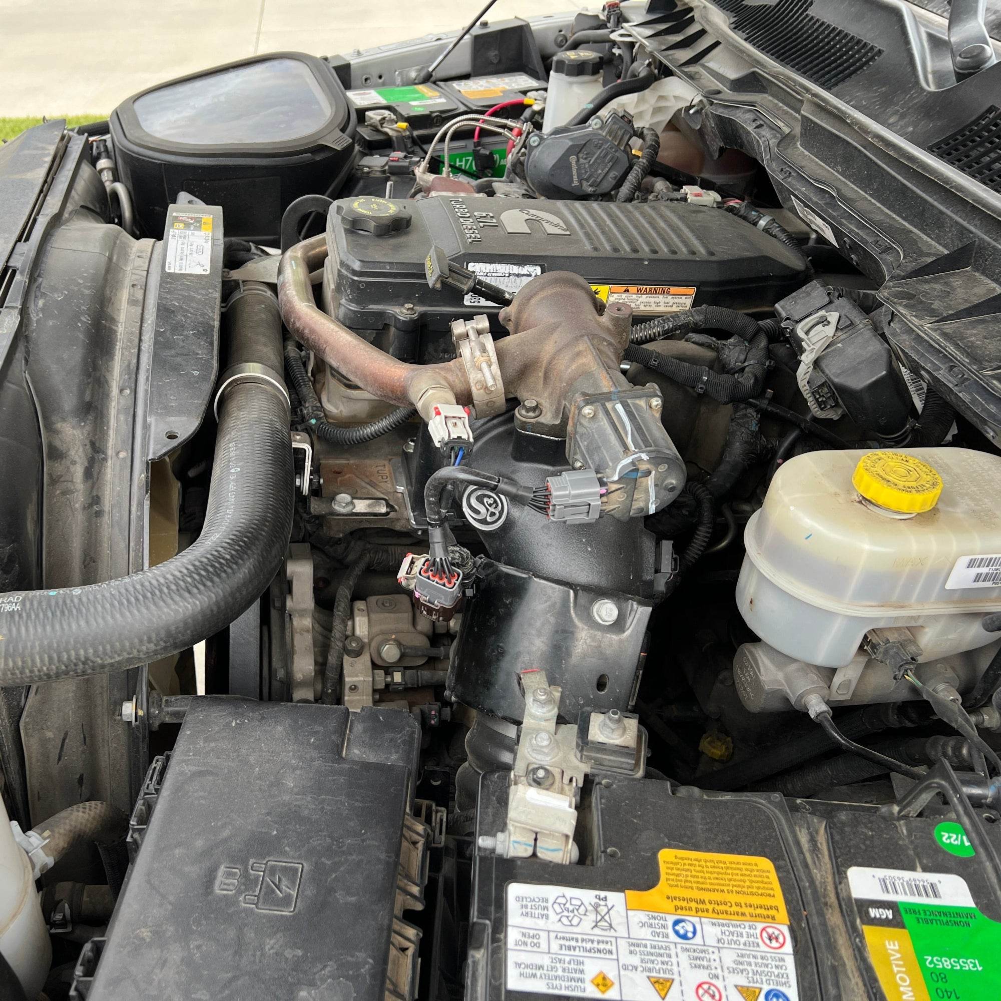 Intake Elbow For 2007.5-2018 Dodge Ram 2500, 3500 6.7L Cummins Front View