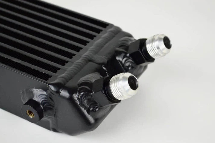 Universal Dual-Pass internal/external Oil Cooler - 22.0in L x 5.0in H x 2.25in W Front View