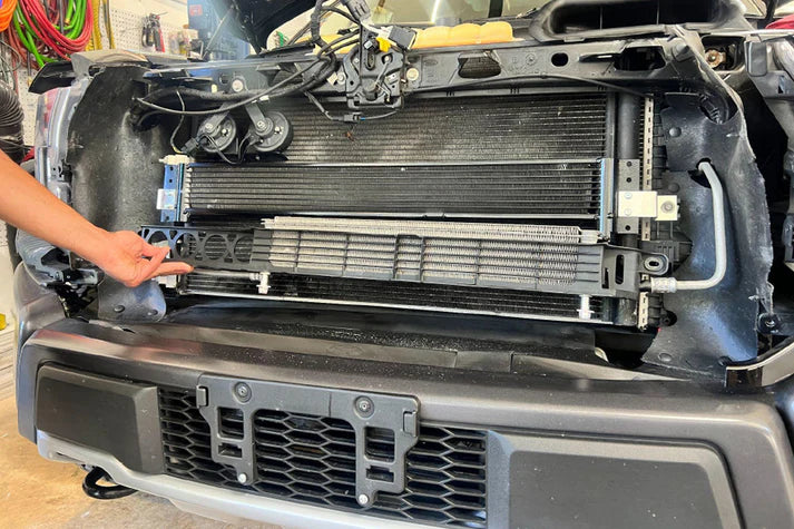 2015-2025 Ford F-150 & Raptor High-Performance Transmission Oil Cooler Front View