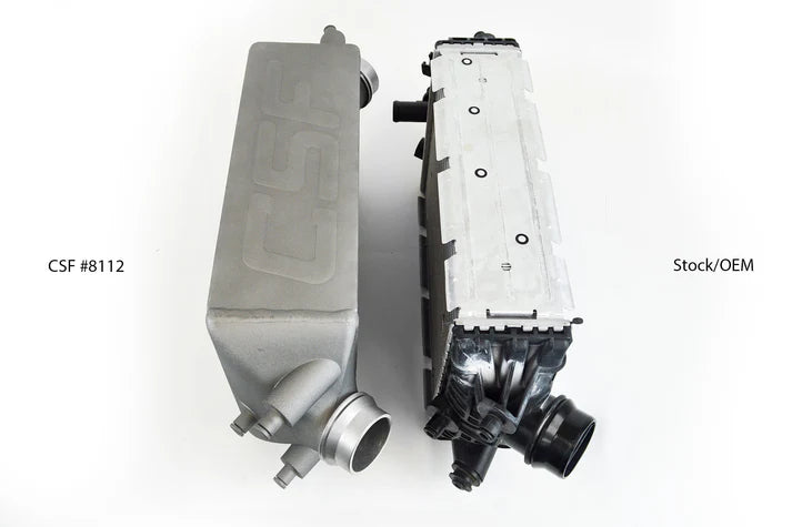 Porsche 991 911 Turbo / Turbo S Twin Intercooler set Front View