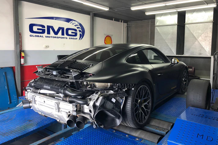 Porsche 991 911 Turbo / Turbo S Twin Intercooler set Front View