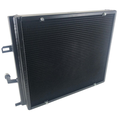 BMW F3X/F2X B58/B48 Triple-Pass Heat Exchanger w/ Rock Guard Front View