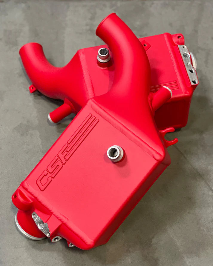 BMW F9X M5/M8 Twin Charge-Air-Cooler Set Front View Red