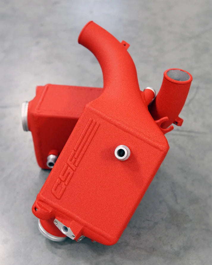 BMW G9X M5 High-Performance Charge-Air-Coolers Front View Red
