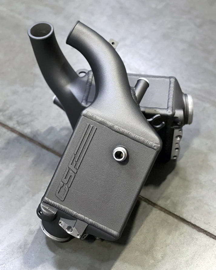 BMW G9X M5 High-Performance Charge-Air-Coolers Front View Grey