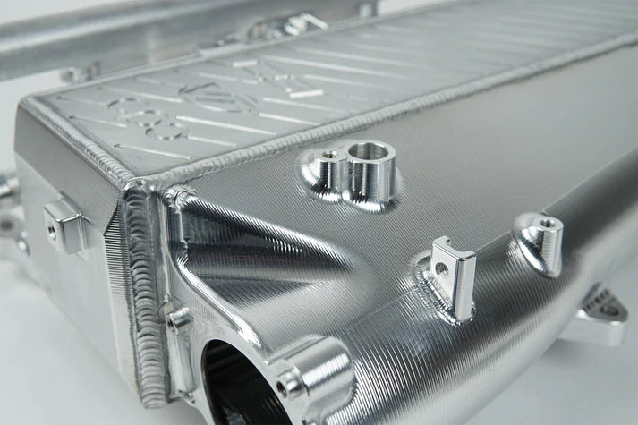 A90 Supra / BMW B58 Charge-Air Cooler Manifold Front View