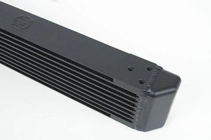 Universal Single-Pass Oil Cooler / RSR Porsche / M22 x 1.5 / 22L x 4.75H x 2.16W Front View